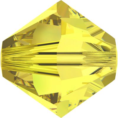 Toupie 5328 Citrine 4mm x 50 Cristal Swarovki