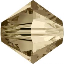 Toupie 5328 Crystal Golden Shadow 4mm x50 Cristal Swarovki