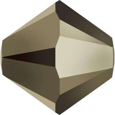 Toupie 5328 Crystal M�tallic Light Gold 2x 6mm x1 Cristal Swarovki