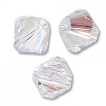 Toupie 5328 Crystal Shimmer 4mm x50 Cristal Swarovski