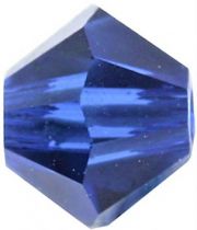 Toupie 5328 Dark Sapphire 4mm x 50 Cristal Swarovki