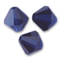 Toupie 5328 Dark Sapphire 4mm x 50 Cristal Swarovski