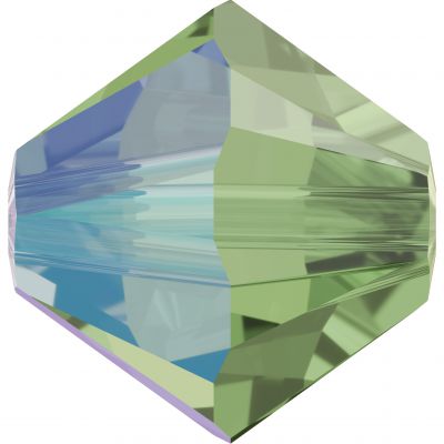 Toupie 5328 Erinite Shimmer 4mm x50 Cristal Swarovki