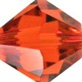 Toupie 5328 Indian Red 4mm x 50 Cristal Swarovki