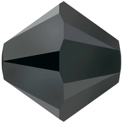 Toupie 5328 Jet Hematite 2X 10mm x1 Cristal Swarovski