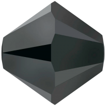 Toupie 5328 Jet Hematite 2X 10mm x1 Cristal Swarovski