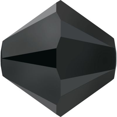 Toupie 5328 Jet Hematite 2X 6mm x1 Cristal Swarovski