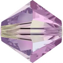 Toupie 5328 Light Amethyst AB2X 4mm x 50 Cristal Swarovki