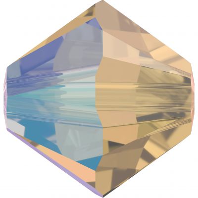 Toupie 5328 Light Colorado Topaz Shimmer 3mm x50 Cristal Swarovki