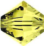 Toupie 5328 Light Olivine 3mm x50 Cristal Swarovki