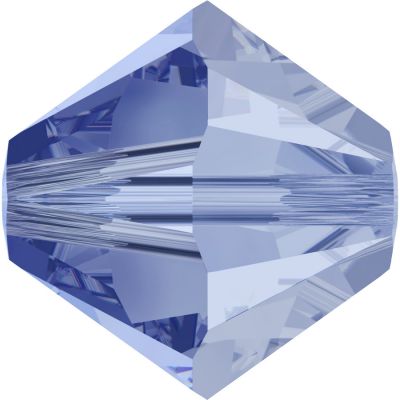 Toupie 5328 Light Sapphire Satin 5mm x20 Cristal Swarovski