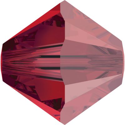Toupie 5328 Light Siam Satin 4mm x 50 Cristal Swarovki