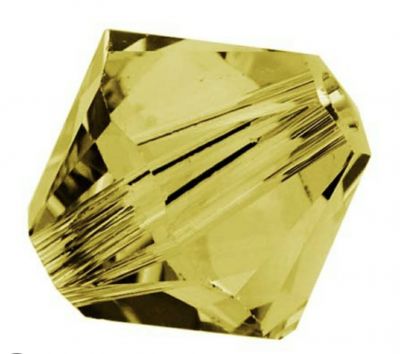Toupie 5328 Lime 4mm x 50 Cristal Swarovski