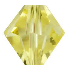 Toupie 5328 Lime AB 6mm x1 Cristal Swarovski