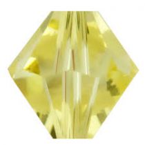 Toupie 5328 Lime AB 6mm x1 Cristal Swarovski