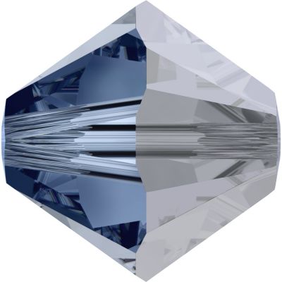 Toupie 5328 Montana Satin 4mm x 50 Cristal Swarovki