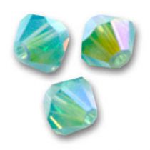 Toupie 5328 Pacific Opal AB2X 4mm x50 Cristal Swarovski