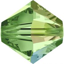 Toupie 5328 Peridot AB 4mm x 50 Cristal Swarovki