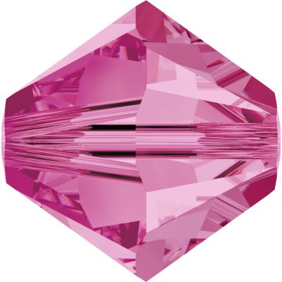 Toupie 5328 Rose 6mm x1 Cristal Swarovski
