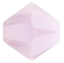 Toupie 5328 Rose Alabaster Satin 4mm x 50 Cristal Swarovki