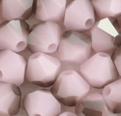 Toupie 5328 Rose Alabaster Satin 4mm x 50 Cristal Swarovski