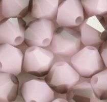 Toupie 5328 Rose Alabaster Satin 4mm x 50 Cristal Swarovski