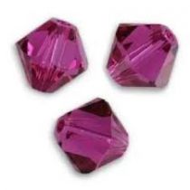 Toupie 5328 Ruby 4mm x 50 Cristal Swarovski