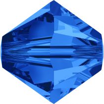 Toupie 5328 Sapphire 4mm x 50 Cristal Swarovki