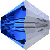 Toupie 5328 Sapphire Satin 5mm x20 Cristal Swarovski