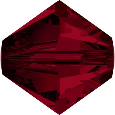 Toupie 5328 Siam 6mm x1 Cristal Swarovski