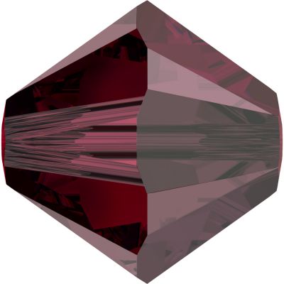 Toupie 5328 Siam Satin 5mm x20 Cristal Swarovski