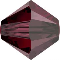 Toupie 5328 Siam Satin 5mm x20 Cristal Swarovski
