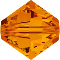 Toupie 5328 Tangerine 4mm x50 Cristal Swarovski