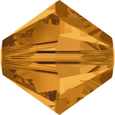Toupie 5328 Topaz 4mm x50 Cristal Swarovski