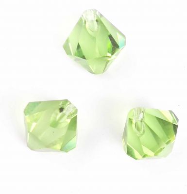 Toupie Pendentif 6328 8mm P�ridot x2 Cristal swarovski