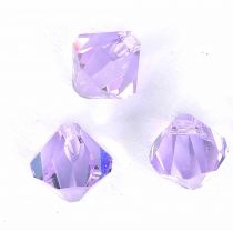 Toupie Pendentif 6328 8mm violet x2 Cristal swarovski