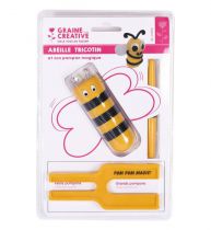 Tricotin Abeille et son pompon magique