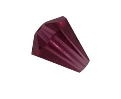 Tulipe 5400 6,6x6mm Fuchsia x1 cristal Swarovski, rose fonc�